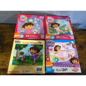 Dora The Explorer 24 Piece Puzzle Set Of 4 Complete